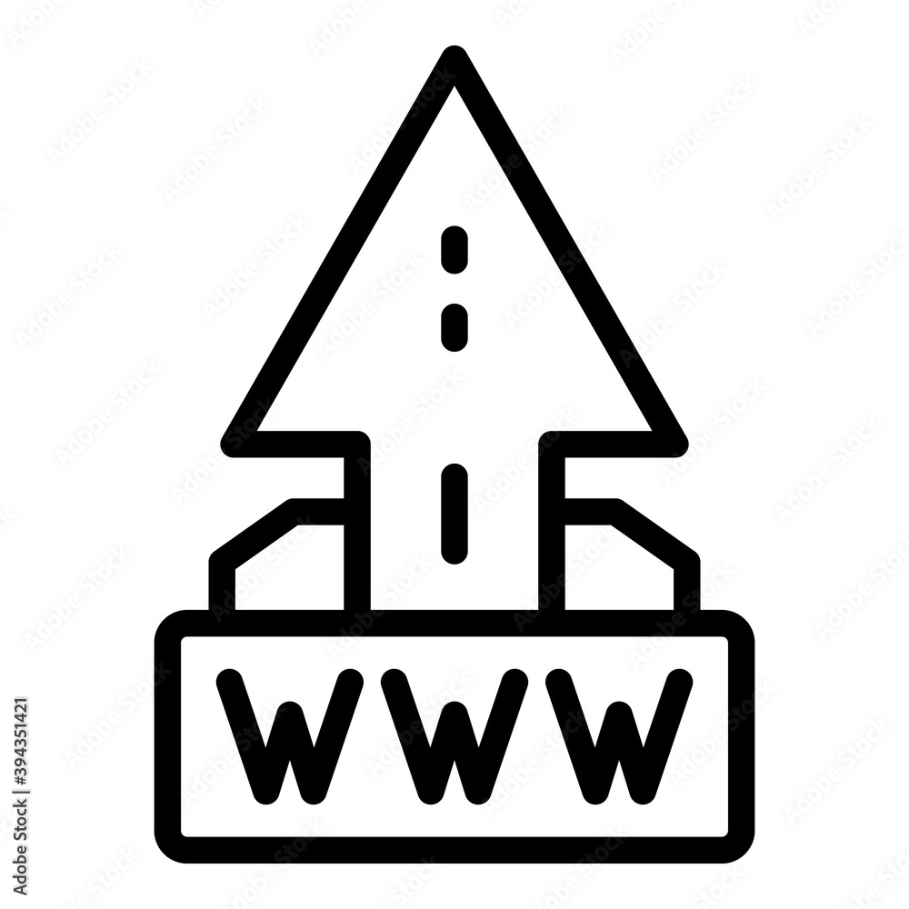 Poster loading page icon. outline loading page vector icon for web design isolated on white background