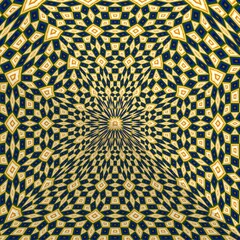 colorful mosaic with symmetrical patterns. abstract background.