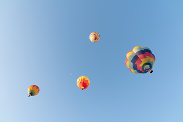 Fototapeta premium hot air balloon in flight