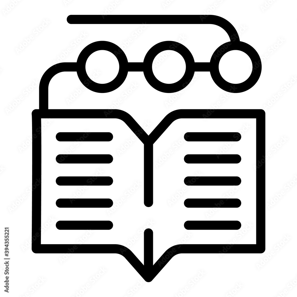 Poster online learning platform icon. outline online learning platform vector icon for web design isolated 