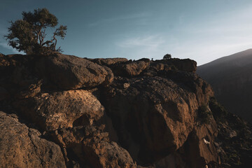 sunrise in the mountains