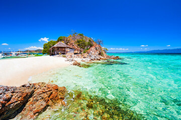 Beauty beach in Palawan island, Philippines
