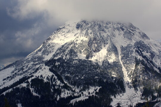 Dachstein Glacier is a glacier[1] located above the town of Ramsau am Dachstein in Austria. Snow is at the top of the glacier throughout the year. This mountain is located south of Salzburg. 
