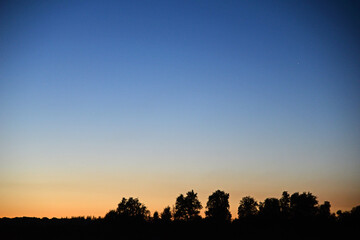 Fototapeta premium Abendhimmel