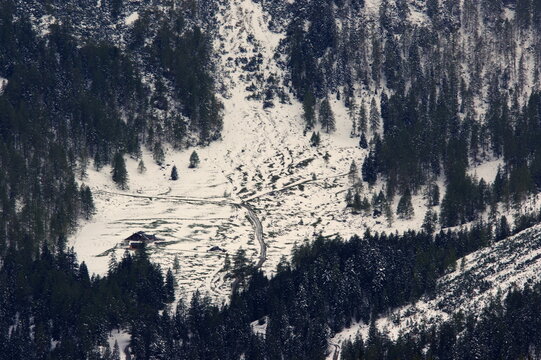Dachstein Glacier is a glacier[1] located above the town of Ramsau am Dachstein in Austria. Snow is at the top of the glacier throughout the year. This mountain is located south of Salzburg. 