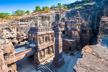 Kailasa or Kailash Temple, Ellora Caves