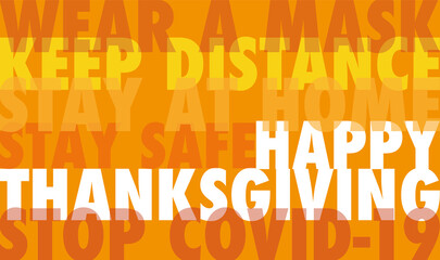 Happy Thanksgiving Stop Covid-19 