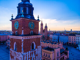 The main square in Krakow