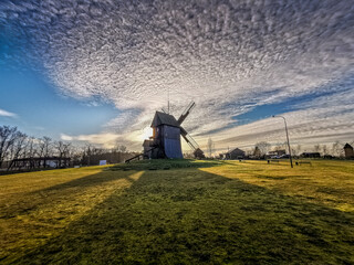 Windmill in the clouds