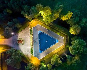 Triangular palace in Poland © Jacek