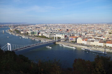Obraz premium Budapest Danube Panorama