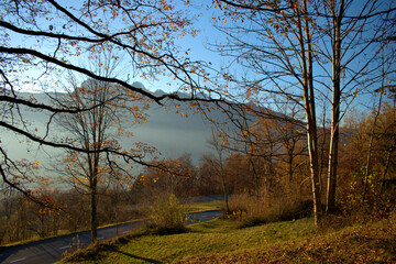 Wunderschöne Herbststimmung in Triesenberg in Liechtenstein 18.11.2020