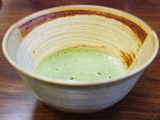 犬山寂光院で飲んだ抹茶