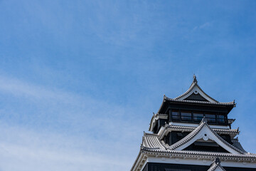 Fototapeta na wymiar 復旧・復元を目指す熊本城