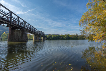 Fototapeta premium Miltenberger Eisenbahnbrücke
