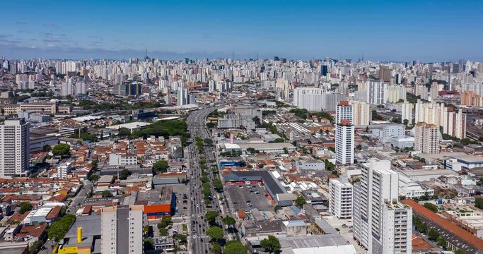 East radial avenue near Mooca neighborhood, Sao Paulo, Brazil