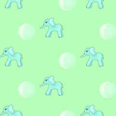 vector pattern for children, toys, sea drawings, corals, jellyfish and starfish