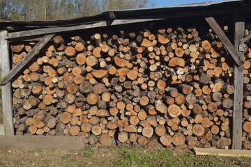 stack of firewood