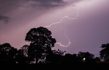 lightning in the storm
