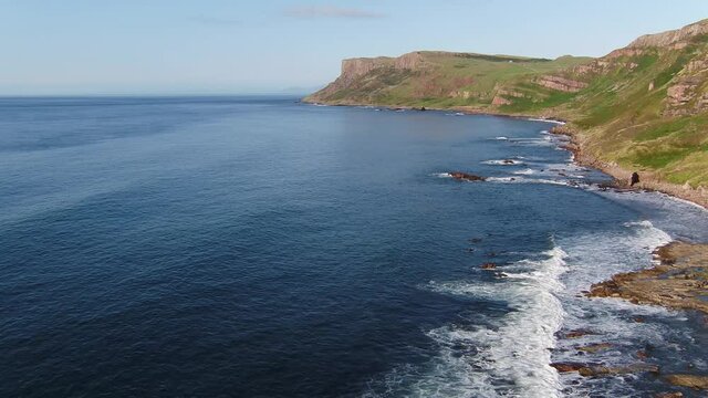 Fair Head Atlantic Ocean Co Antrim Coastline Northern Ireland