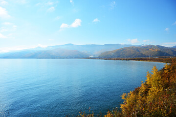 photo of the lake Baikal shore
