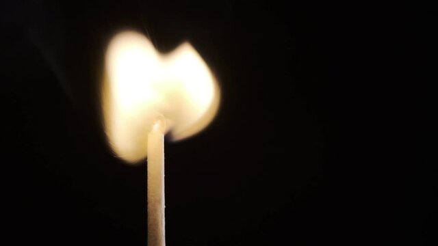slow ignition of a match