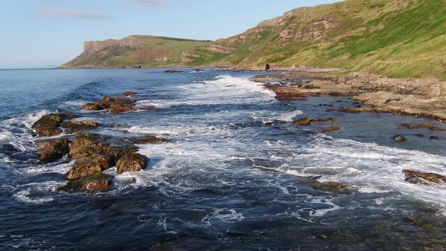 Fair Head Atlantic Ocean Co Antrim Coastline Northern Ireland