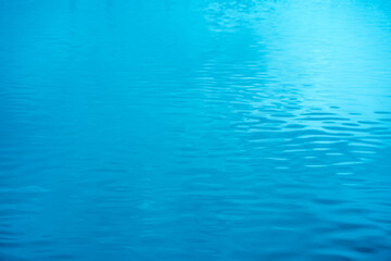 Obraz premium Blue ocean waves texture background for design or banner website