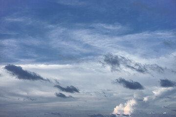 A vast world with beautiful skies and freedom to fly. copy space for banner or wallpaper background