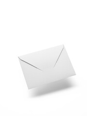 Color envelope for writing on a white background