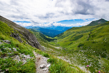 Fototapeta na wymiar mountain landscape (austrian alps - lünersee/schweizer Tor)