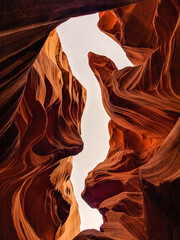 Antelope Canyon - slot canyons in Page Arizona, USA
