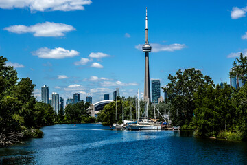 The beautiful Toronto Islands (Formerly Island of Hiawatha or Menecing). The islands are a popular...