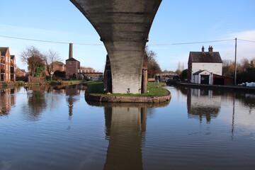 Coventry canal Sutton stop canal junction on the oxford canal waters 