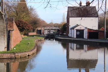 Coventry canal Sutton stop canal junction on the oxford canal waters 