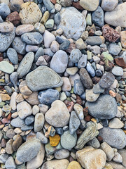pebbles on the beach background