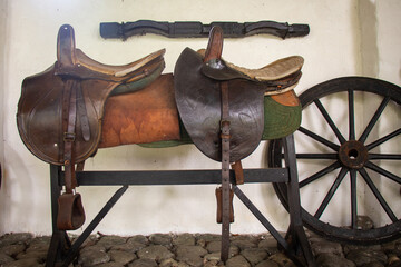 Silla de montar a caballo antigua