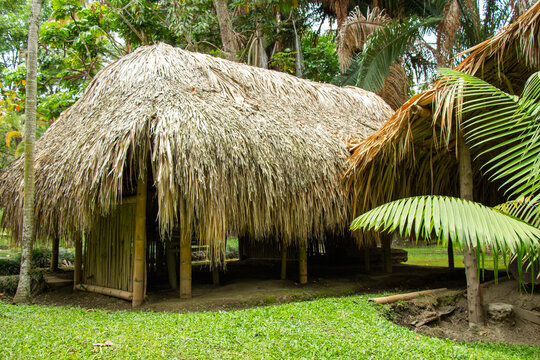 Casa de techo de paja