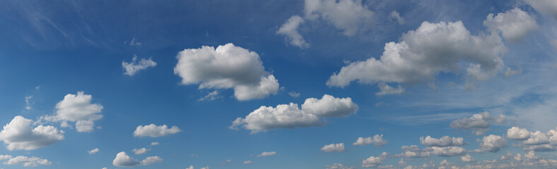 panorama of cloudy sky
