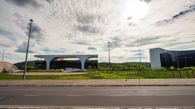 hyper lapse os Administrative City , cidade administrativa, on Belo Horizonte Minas Gerais