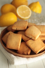 biscuits au citron et à la verveine