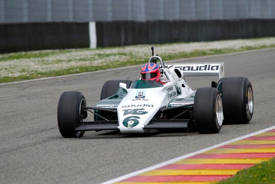 Mugello Circuit 1 April 2007: Unknown run on Classic F1 Car 1982 Williams FW 08 on Mugello Circuit in Italy during Mugello Historic Festival.