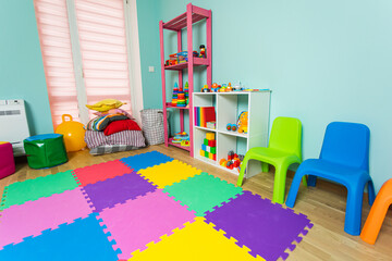 The new children's room before the start of kindergarten