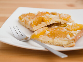 Peach Pie Closeup
