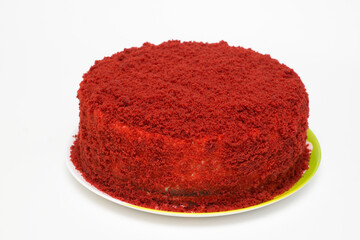 bright red cake called red velvet
