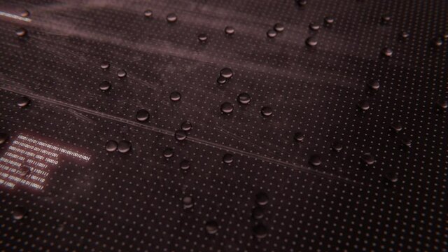 click & collect rouge pluie