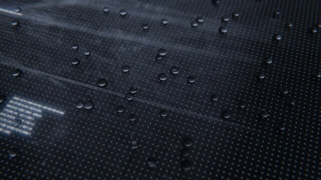 cliquez et emportez bleu pluie