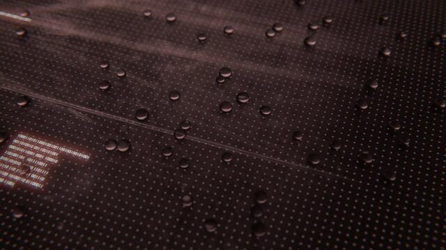 cliquez et emportez rouge pluie