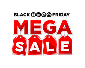 black friday mega sale banner