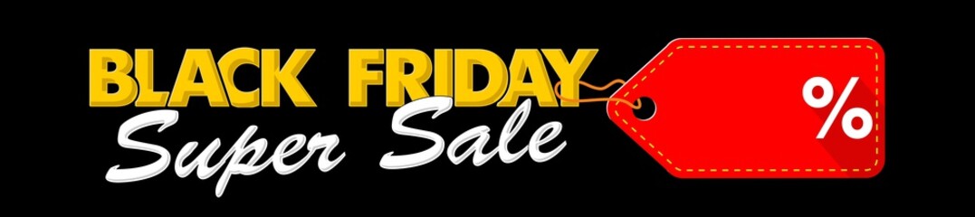 black friday super sale banner